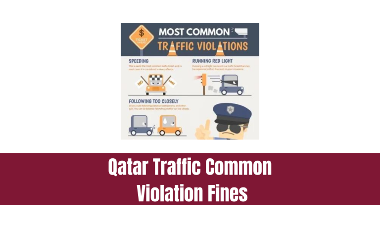 Qatar Traffic Common Violation Fines
