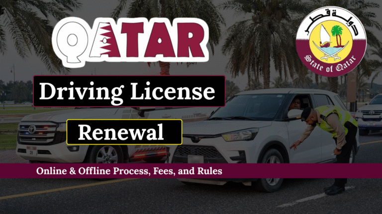 Qatar Driving License Renewal